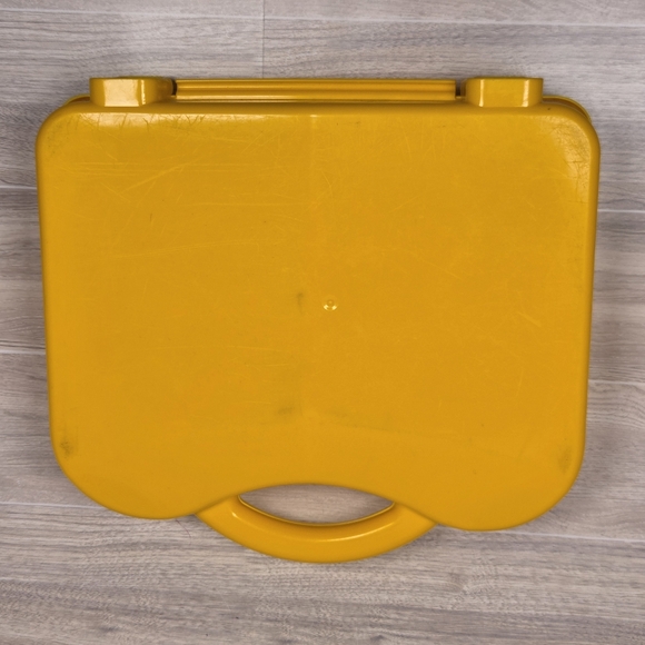 Lego Travel Cases Lot of 2 Storage Container Plastic Case Carry Bin w/ Dividers - Picture 4 of 7